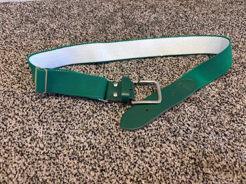 Baseball/Softball adjustable belt - Kelly Green